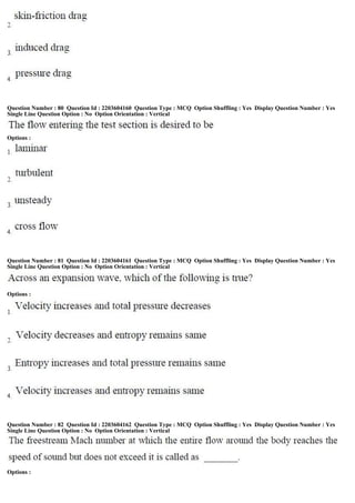 Question Number : 80 Question Id : 2203604160 Question Type : MCQ Option Shuffling : Yes Display Question Number : Yes
Single Line Question Option : No Option Orientation : Vertical
Options :
Question Number : 81 Question Id : 2203604161 Question Type : MCQ Option Shuffling : Yes Display Question Number : Yes
Single Line Question Option : No Option Orientation : Vertical
Options :
Question Number : 82 Question Id : 2203604162 Question Type : MCQ Option Shuffling : Yes Display Question Number : Yes
Single Line Question Option : No Option Orientation : Vertical
Options :
 