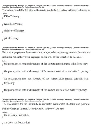 Question Number : 118 Question Id : 2203604198 Question Type : MCQ Option Shuffling : Yes Display Question Number : Yes
Single Line Question Option : No Option Orientation : Vertical
Options :
Question Number : 119 Question Id : 2203604199 Question Type : MCQ Option Shuffling : Yes Display Question Number : Yes
Single Line Question Option : No Option Orientation : Vertical
Options :
Question Number : 120 Question Id : 2203604200 Question Type : MCQ Option Shuffling : Yes Display Question Number : Yes
Single Line Question Option : No Option Orientation : Vertical
Options :
 