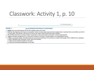 Classwork: Activity 1, p. 10
 