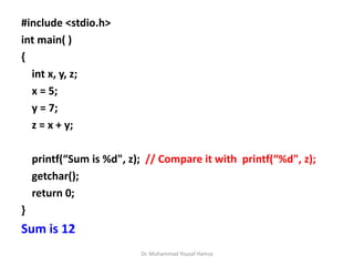 C Language Lecture 1 | PPT