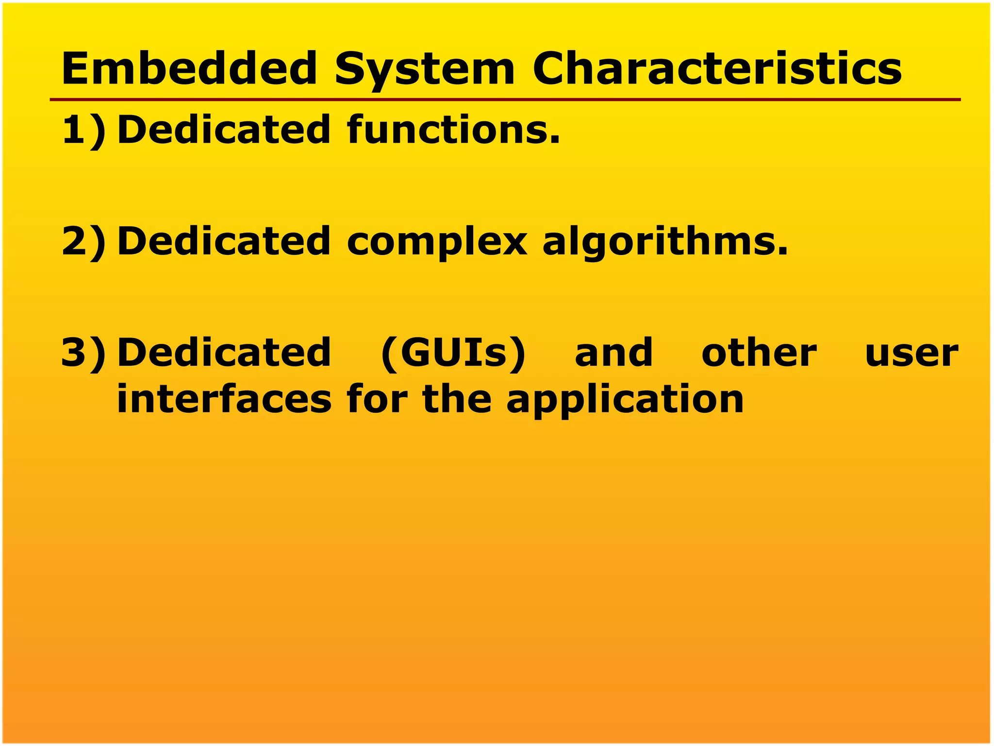 Introduction to embedded system | PPTX
