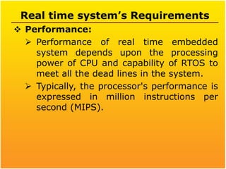 Introduction to embedded system | PPTX