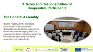 Legal Frameworks - Co-Operative Values And Culture - Leadfarm Project