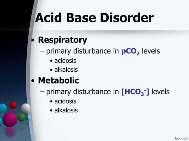 Principles of Acid-Base Imbalance | PPT