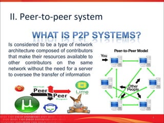 Peer to peer system - Mạng ngang hàng. | PPT
