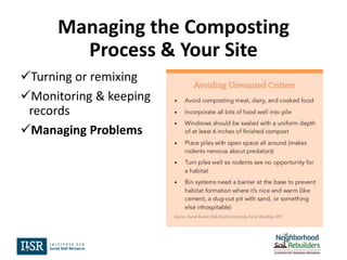 Community Composting Done Right: A Guide to Best Management Practices ...