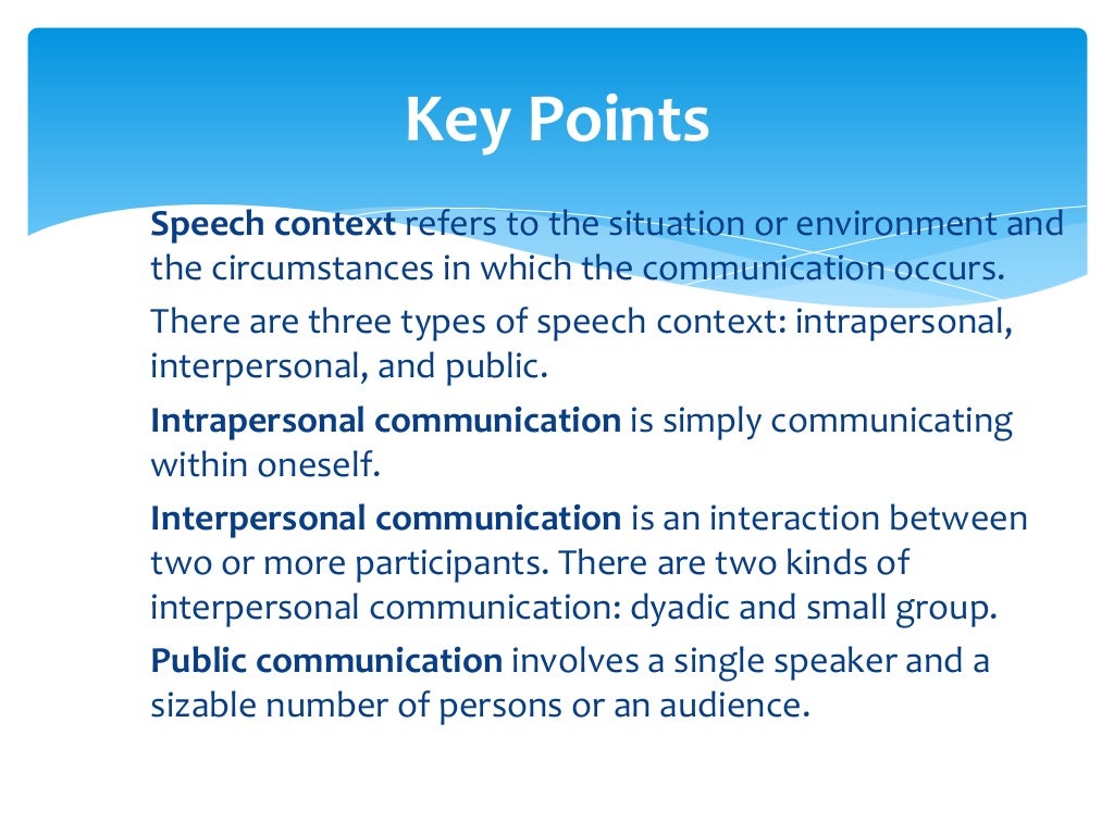 steps in writing a speech oral communication
