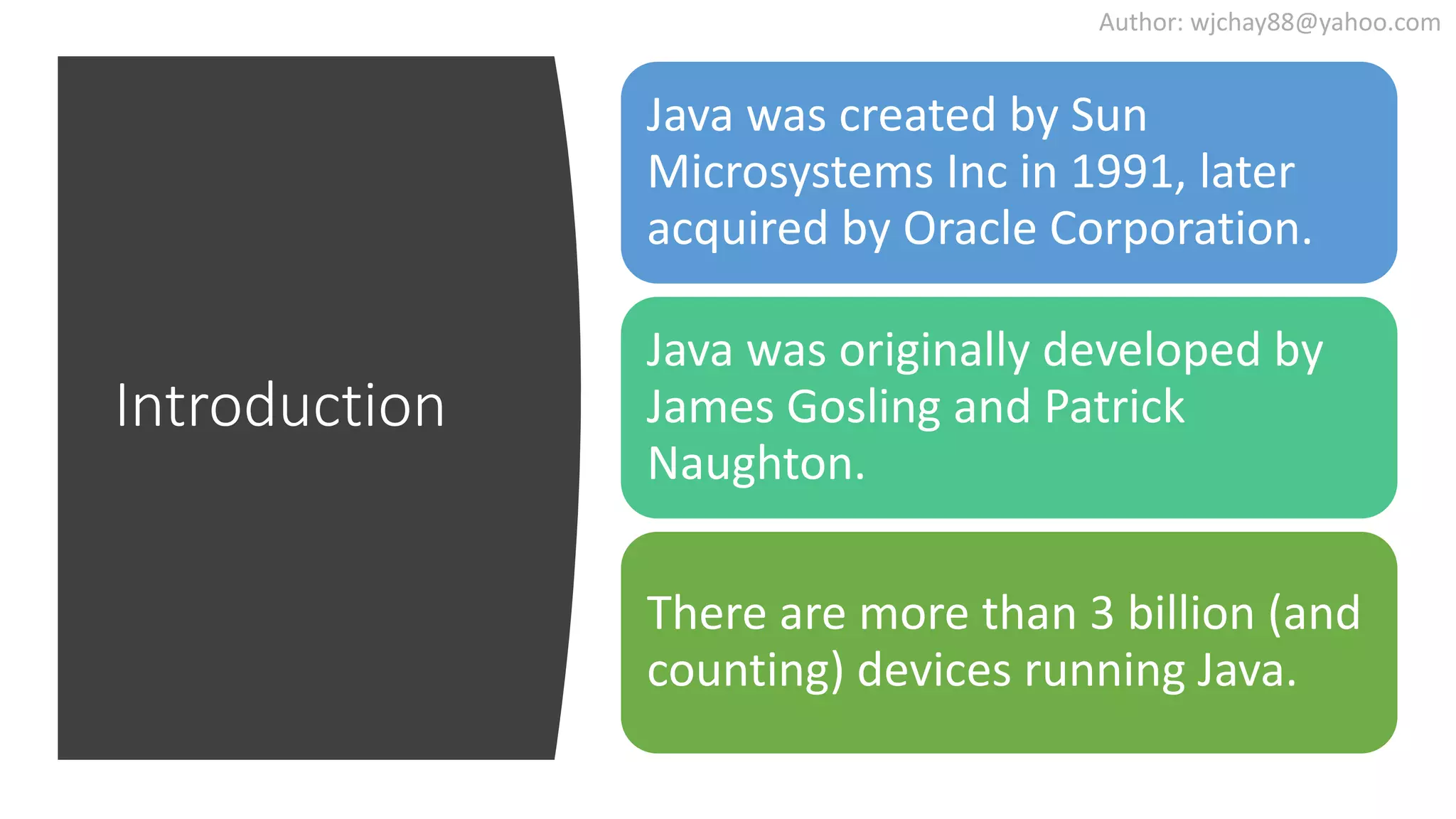 Java overview and architecture | PPT