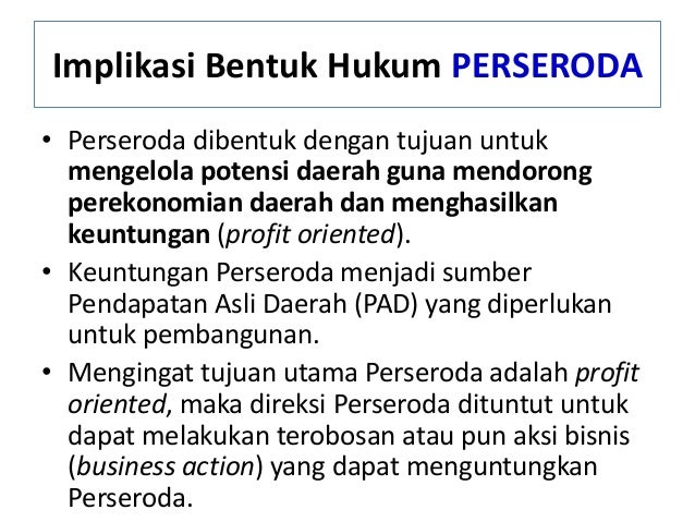 Implikasi Bentuk Hukum BUMD terhadap Pengelolaan BUMD_ (PP No. 54 Tah…
