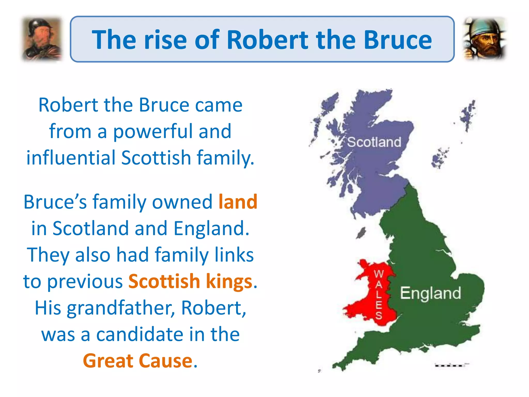 Scottish Wars of Independence - rise of robert the bruce | PPTX
