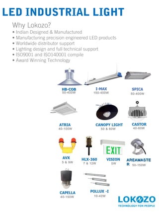 Industrial and commercial LED Lightning services