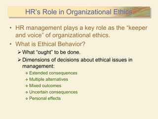 Changing Roles Of Hr Management_ Materi Training "Fundamental Human R…