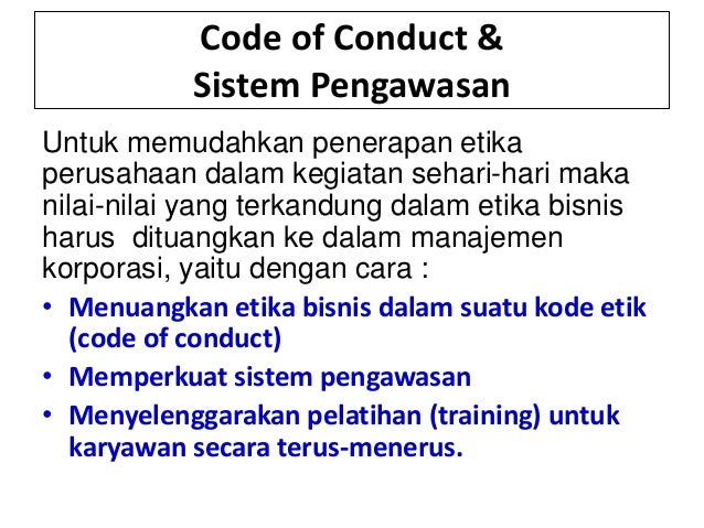 Pengertian Etika Bisnis Business Ethics Materi Training Etika Bis