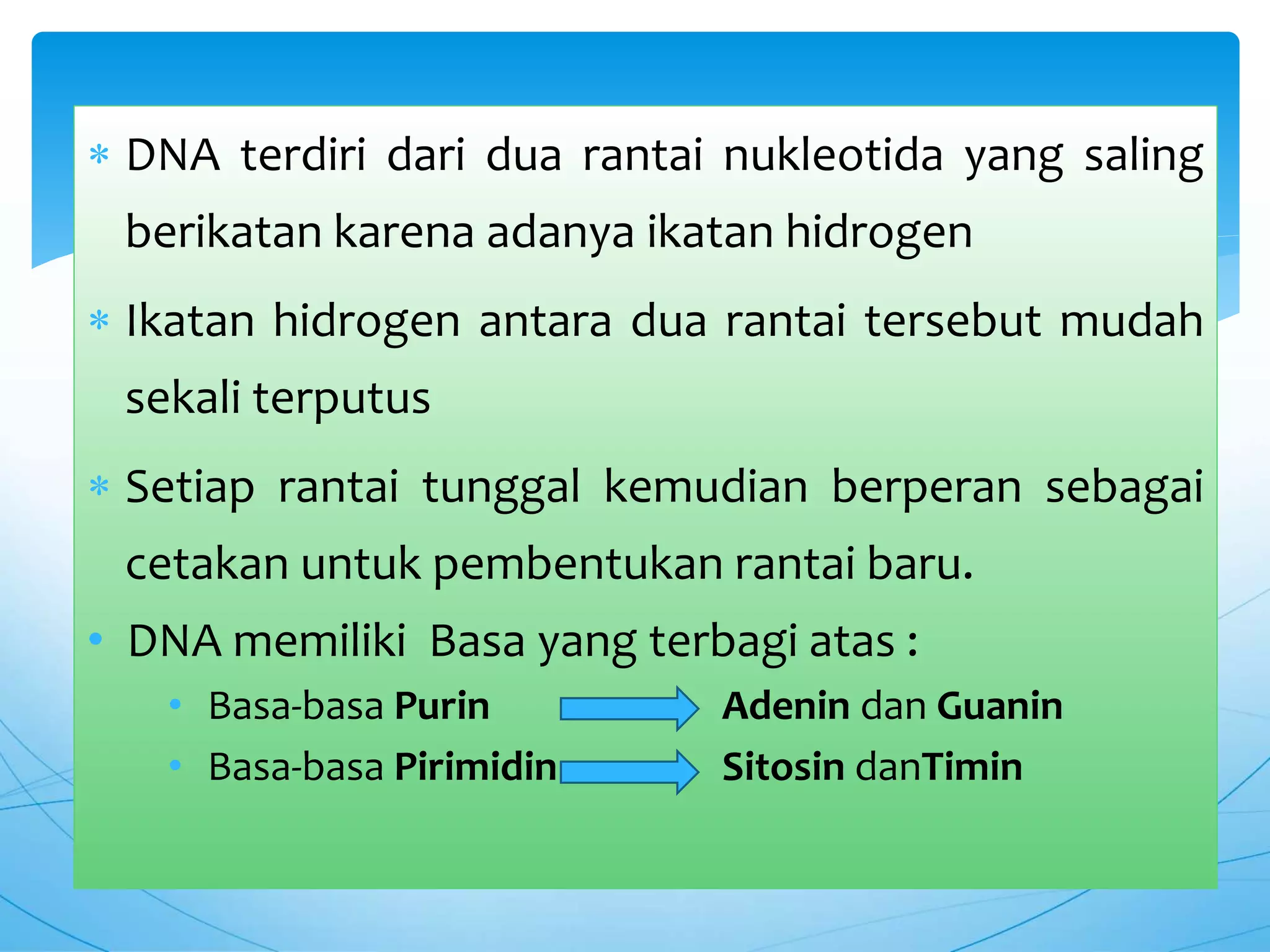 DNA dan RNA sintesis protein | PPTX
