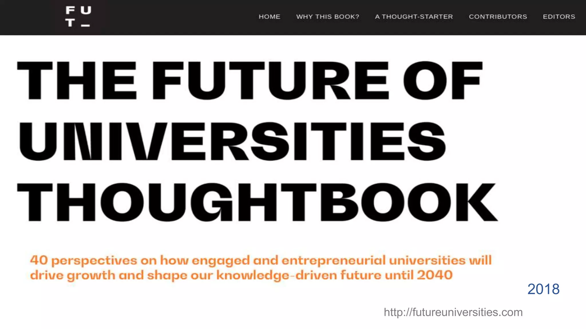 28http://futureuniversities.com
2018
 