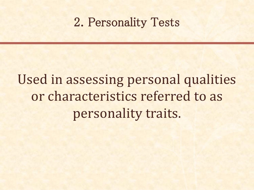 1 Types Of Psychological Tests By S Lakshmanan Psychologist