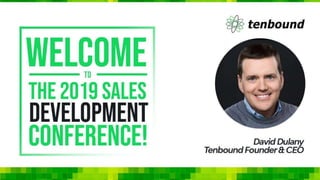 2019 Sales Development Conference Welcome | PPTX