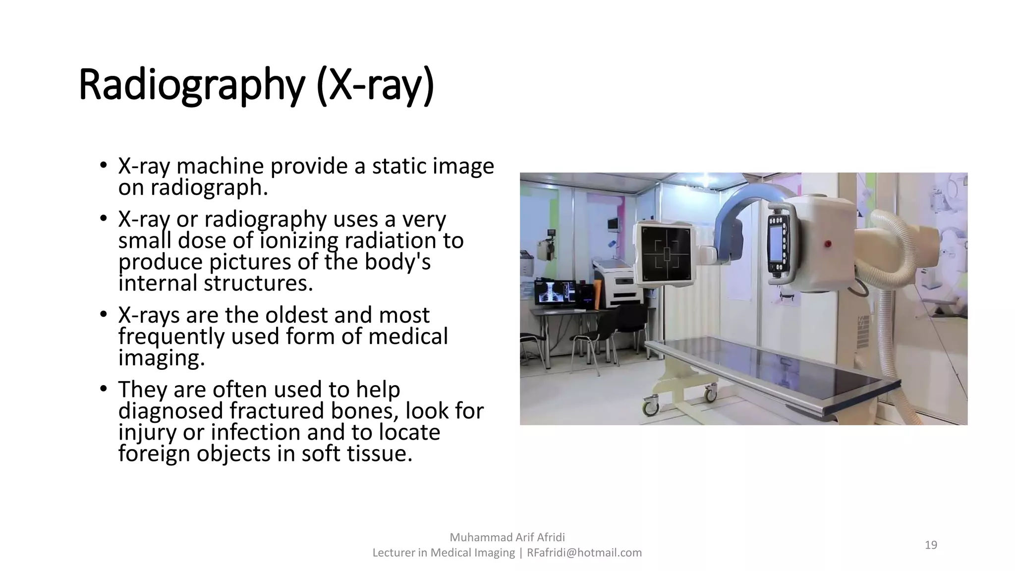General Consideration of all Radiology (imaging) Modalities | PDF