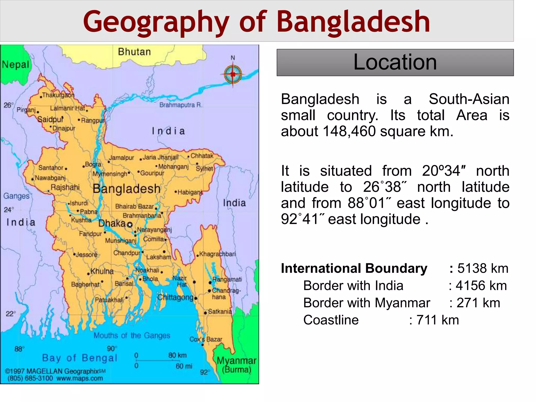 1 Bangladesh Geography demography cultural traits PPT 1 Bangladesh Geography demography cultural traits PPT