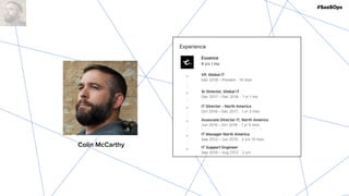 #SaaSOps
Colin McCarthy
 