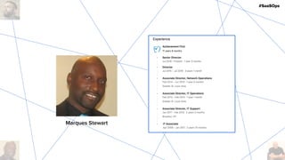 #SaaSOps
Marques Stewart
 
