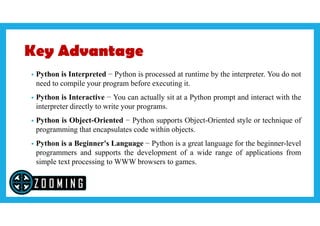 Introduction to python | PPT