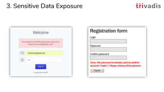 3. Sensitive Data Exposure
 