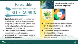 SWAMP: una decada de ciencia en humedales Sustainable Wetland Adaptation and Mitigation Program