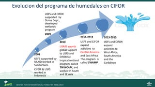 SWAMP: una decada de ciencia en humedales Sustainable Wetland Adaptation and Mitigation Program
