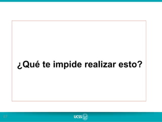 57
¿Qué te impide realizar esto?
 