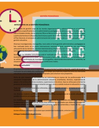 1. principios de la gestion educativa | DOCX