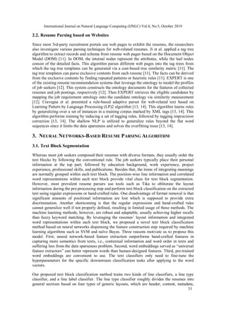 RESUME INFORMATION EXTRACTION WITH - RESUME INFORMATION EXTRACTION WITH A NOVEL TEXT BLOCK SEGMENTATION ALGORITHM 5 320 