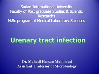 Dr. Mahadi Hassan Mahmoud
Assistant Professor of Microbiology
 