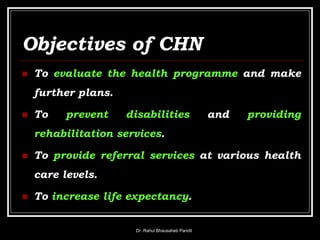 Introduction to Community Health Nursing | PPTX