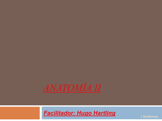 ANATOMÍA II
Facilitador: Hugo Hartling 1 Subtemas
 