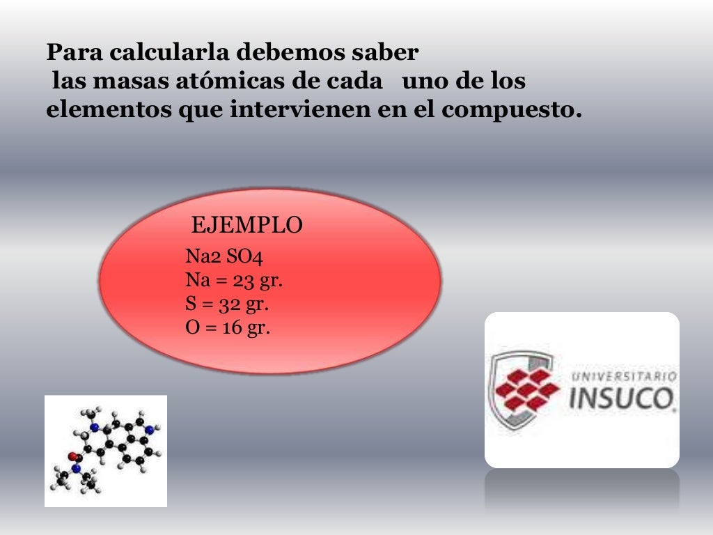 1.1 concepto de mol y numero de avogadro