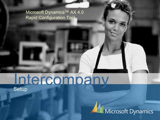 Microsoft Dynamics™ AX 4.0 Rapid Configuration Tool Intercompany Setup 
