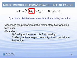 Human health and welfare