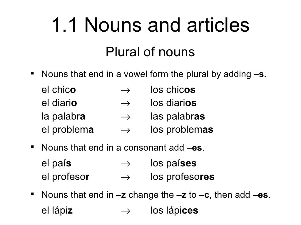 1 1 nouns and articles