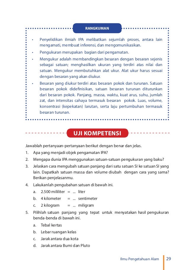 Apa Yang Menjadi Objek Pengamatan Ipa Kelas 7 Soal Baru