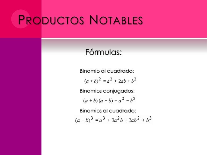 Productos Notables