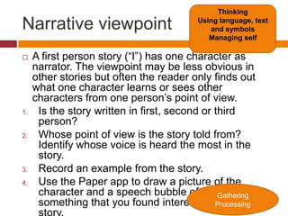 Viewpoint Text 1.1 Short Stories | PPTX