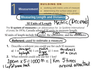 1.1 SI and Imperial Systems notes