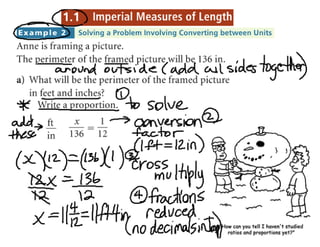1.1 SI and Imperial Systems notes
