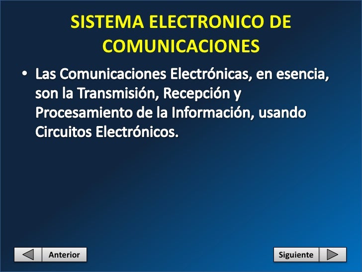 1.1 sistema de comunicaciones electrónicas