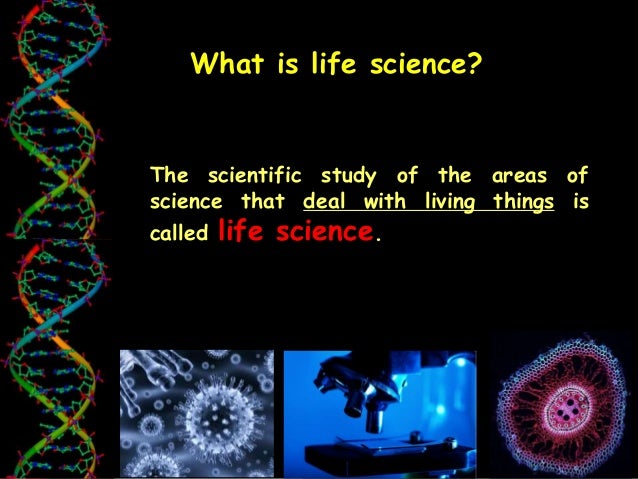 1 1 what is life science
