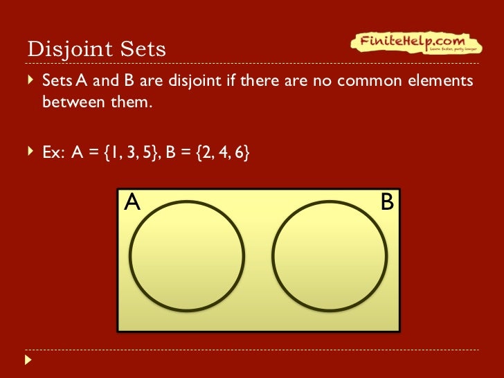 finite math venn diagrams and partitions disjoint venn diagram