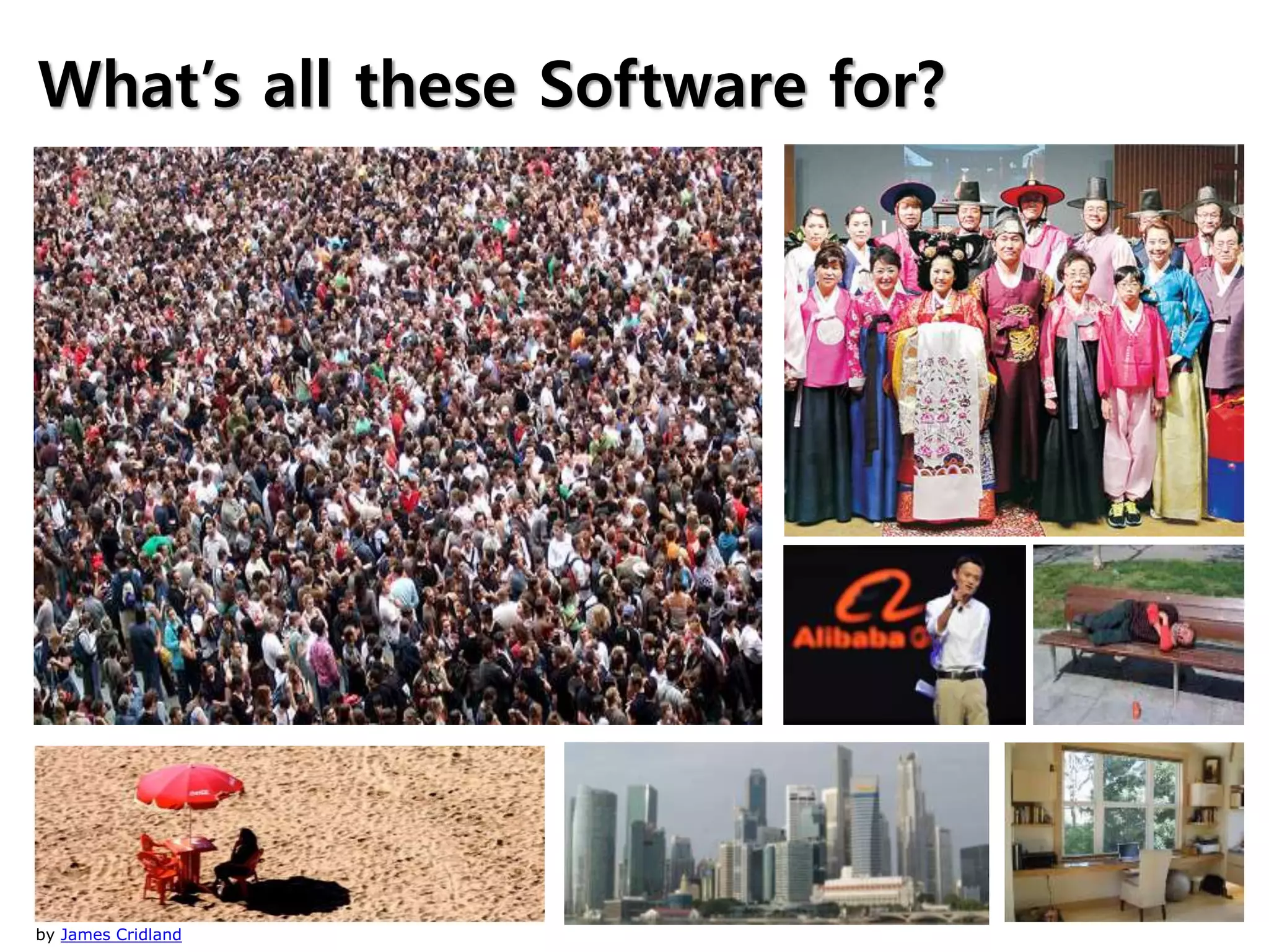 What’s all these Software for?
by James Cridland
 