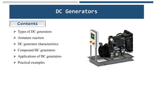 Dc electrcial machine generator and its type | PDF
