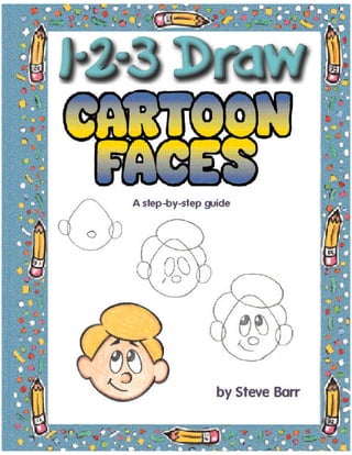 1 2-3 draw cartoon faces